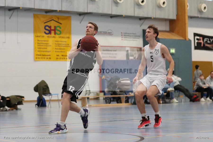Hans-Wilhelm-Renkhoff-Halle, Marktheidenfeld, 09.12.2023, DBB, sport, action, Saison 2023/2024, Basketball, Bezirksoberliga Herren, TVM, FTW, TV Marktheidenfeld, FT Würzburg - Bild-ID: 2390212