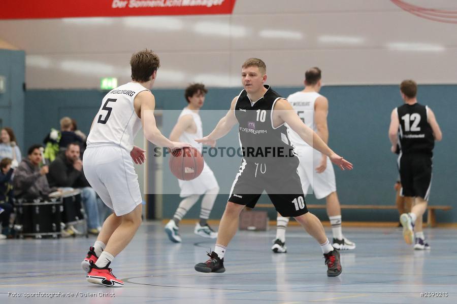 Hans-Wilhelm-Renkhoff-Halle, Marktheidenfeld, 09.12.2023, DBB, sport, action, Saison 2023/2024, Basketball, Bezirksoberliga Herren, TVM, FTW, TV Marktheidenfeld, FT Würzburg - Bild-ID: 2390213