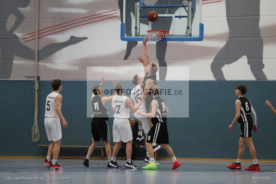 Hans-Wilhelm-Renkhoff-Halle, Marktheidenfeld, 09.12.2023, DBB, sport, action, Saison 2023/2024, Basketball, Bezirksoberliga Herren, TVM, FTW, TV Marktheidenfeld, FT Würzburg - Bild-ID: 2390280