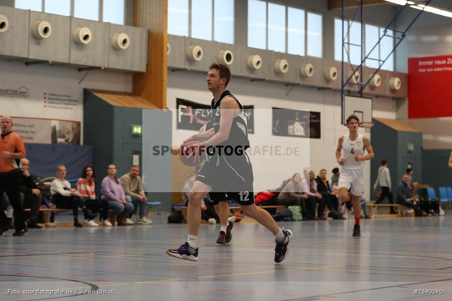 Hans-Wilhelm-Renkhoff-Halle, Marktheidenfeld, 09.12.2023, DBB, sport, action, Saison 2023/2024, Basketball, Bezirksoberliga Herren, TVM, FTW, TV Marktheidenfeld, FT Würzburg - Bild-ID: 2390290