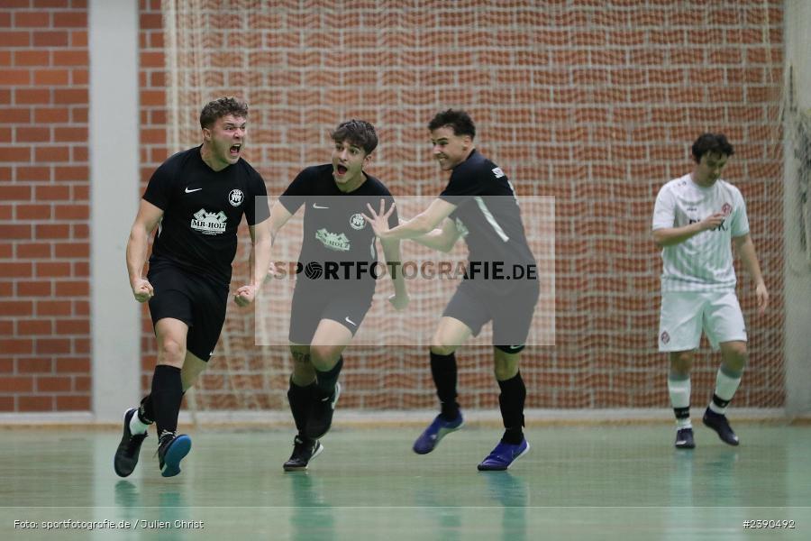 Dreifachturnhalle, Unterpleichfeld, 18.12.2023, BFV, Fussball, sport, action, Saison 2023/2024, Vorturnier Lotto Bayern Hallencup, Gruppe 3, Spielnummer 10, FC Würzburger Kickers, Siedler-SV Kitzingen - Bild-ID: 2390492 Dreifachturnhalle, Unterpleichfeld, 18.12.2023, BFV, Fussball, sport, action, Saison 2023/2024, Vorturnier Lotto Bayern Hallencup, Gruppe 3, Spielnummer 10, FC Würzburger Kickers, Siedler-SV Kitzingen - Bild-ID: 2390492