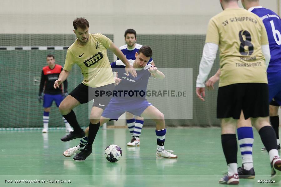 Dreifachturnhalle, Unterpleichfeld, 18.12.2023, BFV, Fussball, sport, action, Saison 2023/2024, Vorturnier Lotto Bayern Hallencup, Gruppe 4, Spielnummer 9, SV Bavaria Trennfeld, SV Schaippach - Bild-ID: 2390524