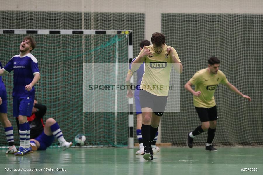 Dreifachturnhalle, Unterpleichfeld, 18.12.2023, BFV, Fussball, sport, action, Saison 2023/2024, Vorturnier Lotto Bayern Hallencup, Gruppe 4, Spielnummer 9, SV Bavaria Trennfeld, SV Schaippach - Bild-ID: 2390525