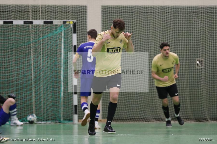 Dreifachturnhalle, Unterpleichfeld, 18.12.2023, BFV, Fussball, sport, action, Saison 2023/2024, Vorturnier Lotto Bayern Hallencup, Gruppe 4, Spielnummer 9, SV Bavaria Trennfeld, SV Schaippach - Bild-ID: 2390526