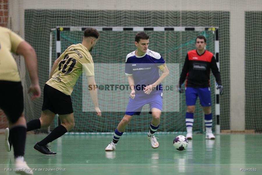 Dreifachturnhalle, Unterpleichfeld, 18.12.2023, BFV, Fussball, sport, action, Saison 2023/2024, Vorturnier Lotto Bayern Hallencup, Gruppe 4, Spielnummer 9, SV Bavaria Trennfeld, SV Schaippach - Bild-ID: 2390532