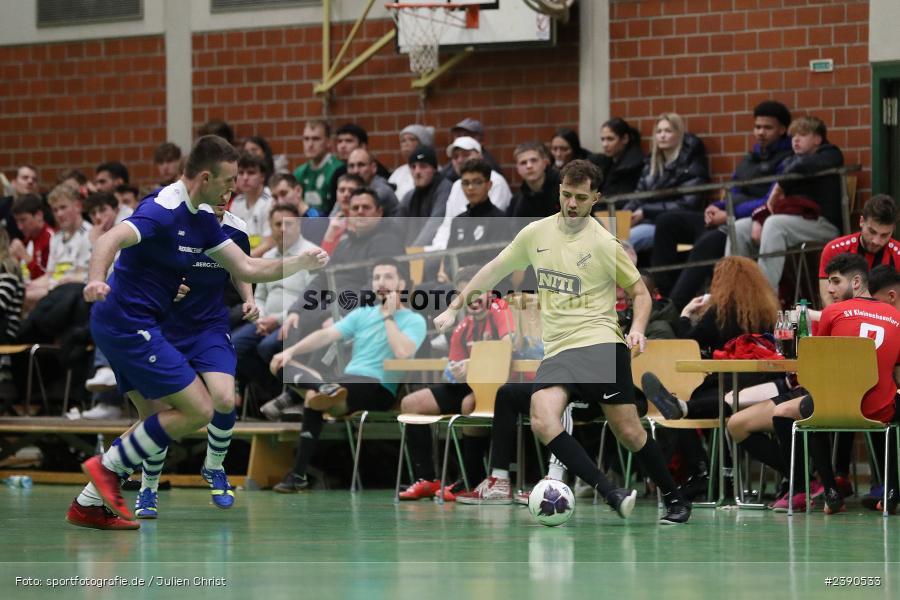 Dreifachturnhalle, Unterpleichfeld, 18.12.2023, BFV, Fussball, sport, action, Saison 2023/2024, Vorturnier Lotto Bayern Hallencup, Gruppe 4, Spielnummer 9, SV Bavaria Trennfeld, SV Schaippach - Bild-ID: 2390533