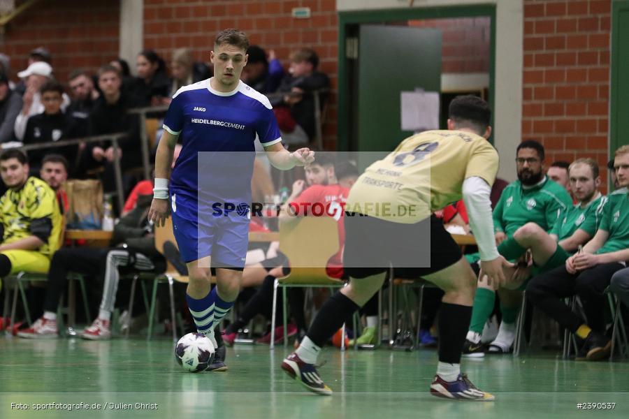 Dreifachturnhalle, Unterpleichfeld, 18.12.2023, BFV, Fussball, sport, action, Saison 2023/2024, Vorturnier Lotto Bayern Hallencup, Gruppe 4, Spielnummer 9, SV Bavaria Trennfeld, SV Schaippach - Bild-ID: 2390537