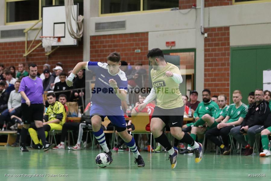 Dreifachturnhalle, Unterpleichfeld, 18.12.2023, BFV, Fussball, sport, action, Saison 2023/2024, Vorturnier Lotto Bayern Hallencup, Gruppe 4, Spielnummer 9, SV Bavaria Trennfeld, SV Schaippach - Bild-ID: 2390538