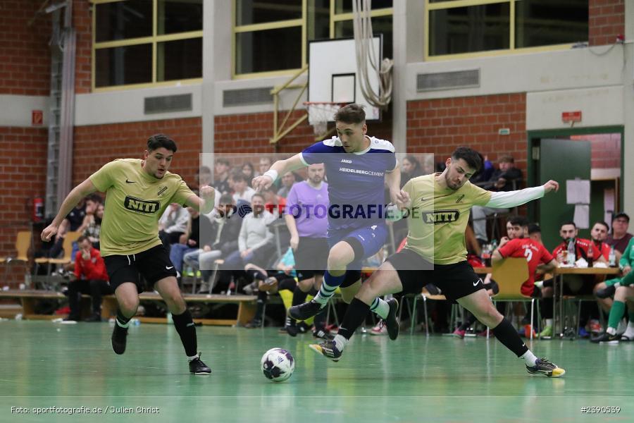 Dreifachturnhalle, Unterpleichfeld, 18.12.2023, BFV, Fussball, sport, action, Saison 2023/2024, Vorturnier Lotto Bayern Hallencup, Gruppe 4, Spielnummer 9, SV Bavaria Trennfeld, SV Schaippach - Bild-ID: 2390539