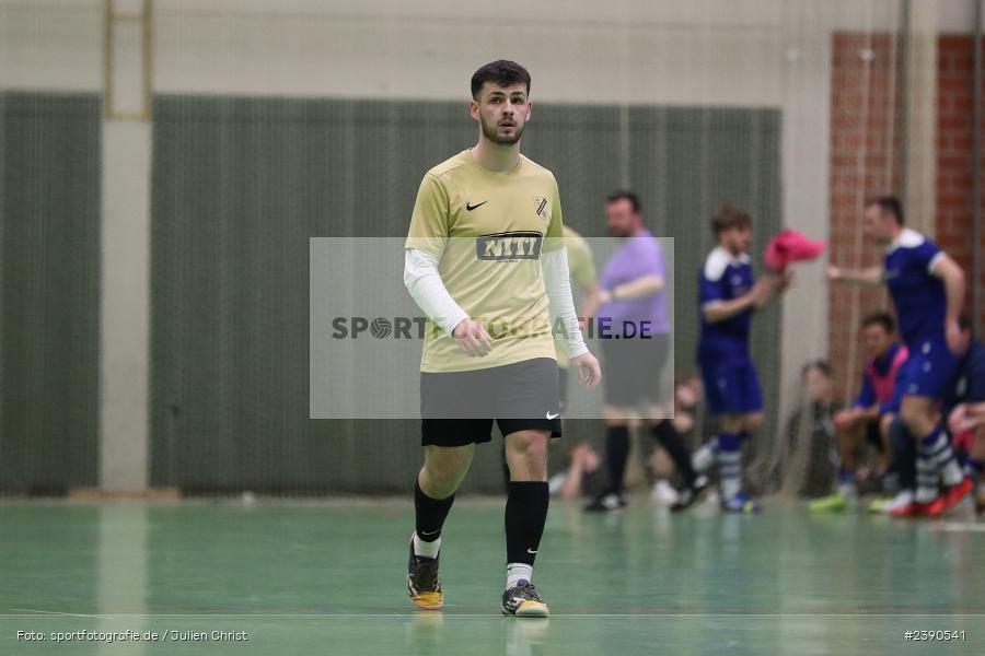 Dreifachturnhalle, Unterpleichfeld, 18.12.2023, BFV, Fussball, sport, action, Saison 2023/2024, Vorturnier Lotto Bayern Hallencup, Gruppe 4, Spielnummer 9, SV Bavaria Trennfeld, SV Schaippach - Bild-ID: 2390541