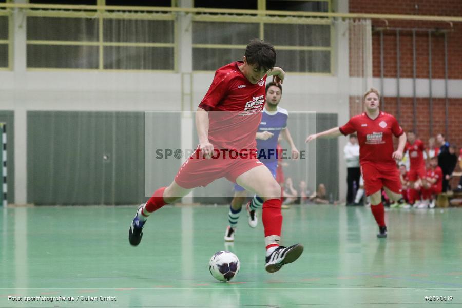 Dreifachturnhalle, Unterpleichfeld, 18.12.2023, BFV, Fussball, sport, action, Saison 2023/2024, Vorturnier Lotto Bayern Hallencup, Gruppe 4, Spielnummer 11, 1. FC 1927 Eibelstadt, SV Bavaria Trennfeld - Bild-ID: 2390619 Dreifachturnhalle, Unterpleichfeld, 18.12.2023, BFV, Fussball, sport, action, Saison 2023/2024, Vorturnier Lotto Bayern Hallencup, Gruppe 4, Spielnummer 11, 1. FC 1927 Eibelstadt, SV Bavaria Trennfeld - Bild-ID: 2390619