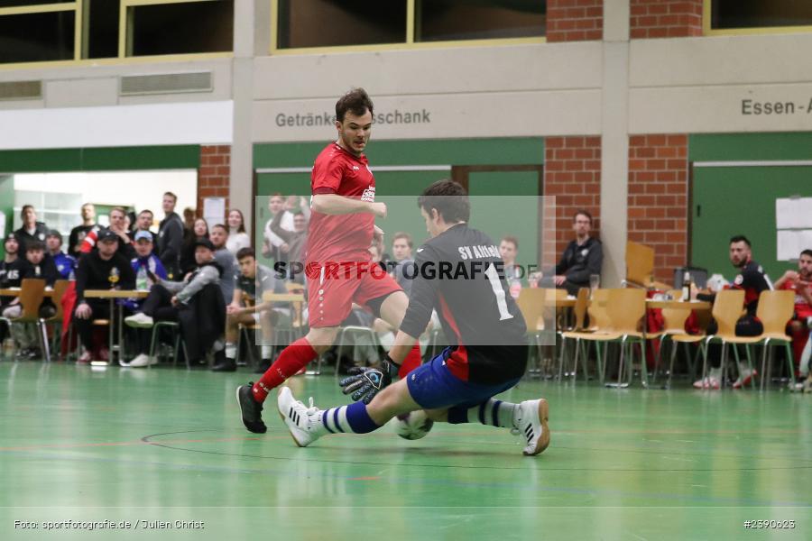 Dreifachturnhalle, Unterpleichfeld, 18.12.2023, BFV, Fussball, sport, action, Saison 2023/2024, Vorturnier Lotto Bayern Hallencup, Gruppe 4, Spielnummer 11, 1. FC 1927 Eibelstadt, SV Bavaria Trennfeld - Bild-ID: 2390623 Dreifachturnhalle, Unterpleichfeld, 18.12.2023, BFV, Fussball, sport, action, Saison 2023/2024, Vorturnier Lotto Bayern Hallencup, Gruppe 4, Spielnummer 11, 1. FC 1927 Eibelstadt, SV Bavaria Trennfeld - Bild-ID: 2390623