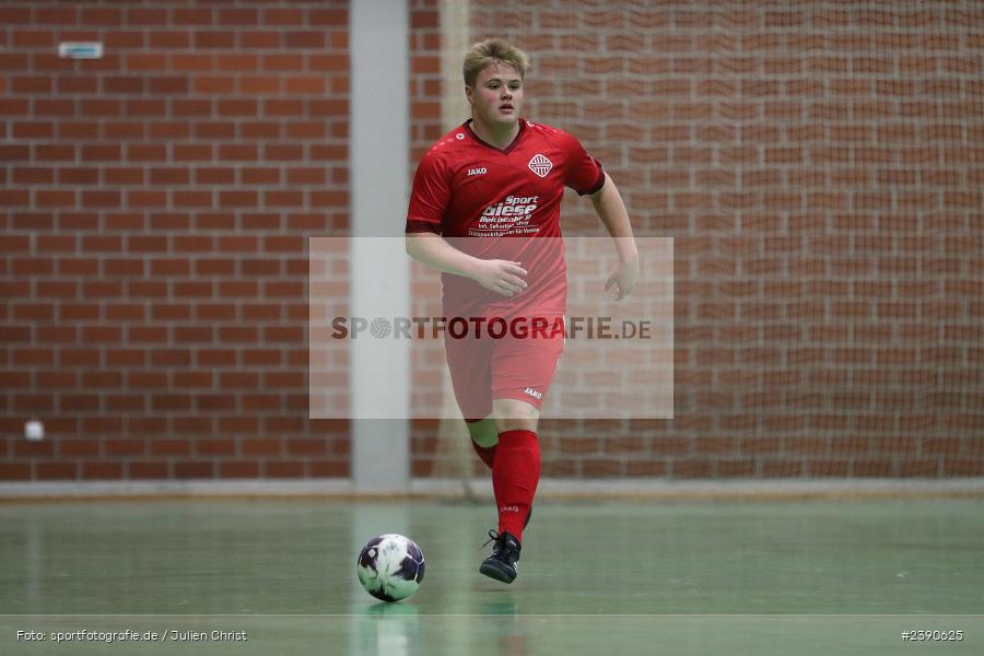 Dreifachturnhalle, Unterpleichfeld, 18.12.2023, BFV, Fussball, sport, action, Saison 2023/2024, Vorturnier Lotto Bayern Hallencup, Gruppe 4, Spielnummer 11, 1. FC 1927 Eibelstadt, SV Bavaria Trennfeld - Bild-ID: 2390625 Dreifachturnhalle, Unterpleichfeld, 18.12.2023, BFV, Fussball, sport, action, Saison 2023/2024, Vorturnier Lotto Bayern Hallencup, Gruppe 4, Spielnummer 11, 1. FC 1927 Eibelstadt, SV Bavaria Trennfeld - Bild-ID: 2390625