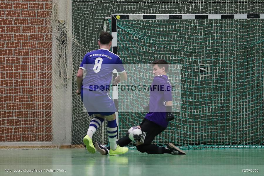 Dreifachturnhalle, Unterpleichfeld, 18.12.2023, BFV, Fussball, sport, action, Saison 2023/2024, Vorturnier Lotto Bayern Hallencup, Gruppe 4, Spielnummer 13, SV Gaukönigshofen, SV Bavaria Trennfeld - Bild-ID: 2390638