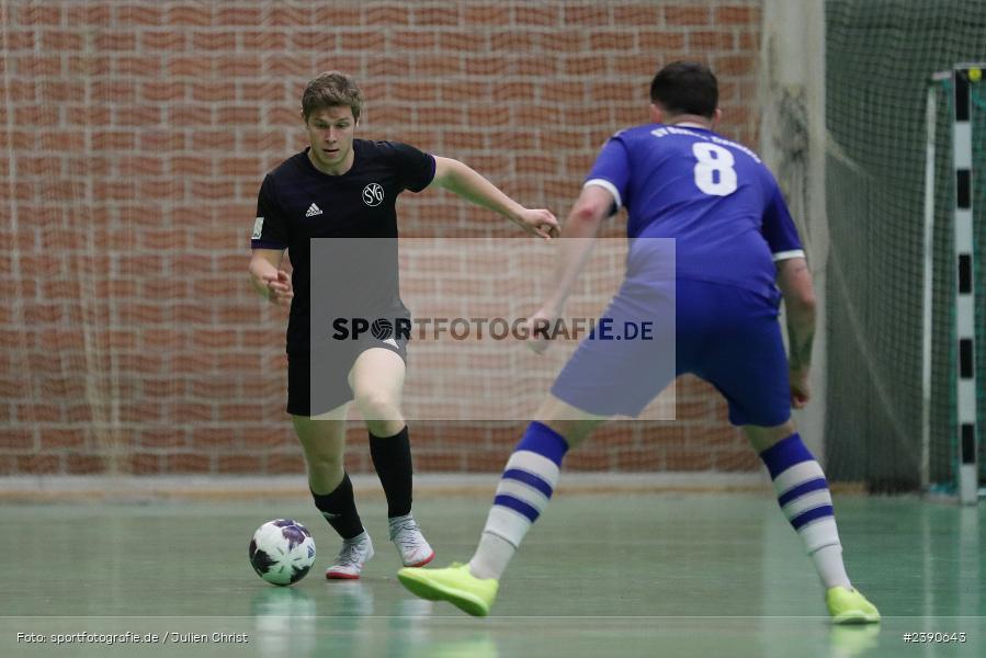Dreifachturnhalle, Unterpleichfeld, 18.12.2023, BFV, Fussball, sport, action, Saison 2023/2024, Vorturnier Lotto Bayern Hallencup, Gruppe 4, Spielnummer 13, SV Gaukönigshofen, SV Bavaria Trennfeld - Bild-ID: 2390643 Dreifachturnhalle, Unterpleichfeld, 18.12.2023, BFV, Fussball, sport, action, Saison 2023/2024, Vorturnier Lotto Bayern Hallencup, Gruppe 4, Spielnummer 13, SV Gaukönigshofen, SV Bavaria Trennfeld - Bild-ID: 2390643