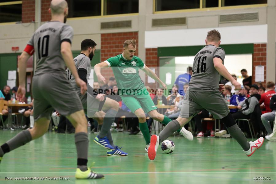 Dreifachturnhalle, Unterpleichfeld, 18.12.2023, BFV, Fussball, sport, action, Saison 2023/2024, Vorturnier Lotto Bayern Hallencup, Gruppe 4, Spielnummer 8, FV Karlstadt, TSV Mainbernheim - Bild-ID: 2390672 Dreifachturnhalle, Unterpleichfeld, 18.12.2023, BFV, Fussball, sport, action, Saison 2023/2024, Vorturnier Lotto Bayern Hallencup, Gruppe 4, Spielnummer 8, FV Karlstadt, TSV Mainbernheim - Bild-ID: 2390672