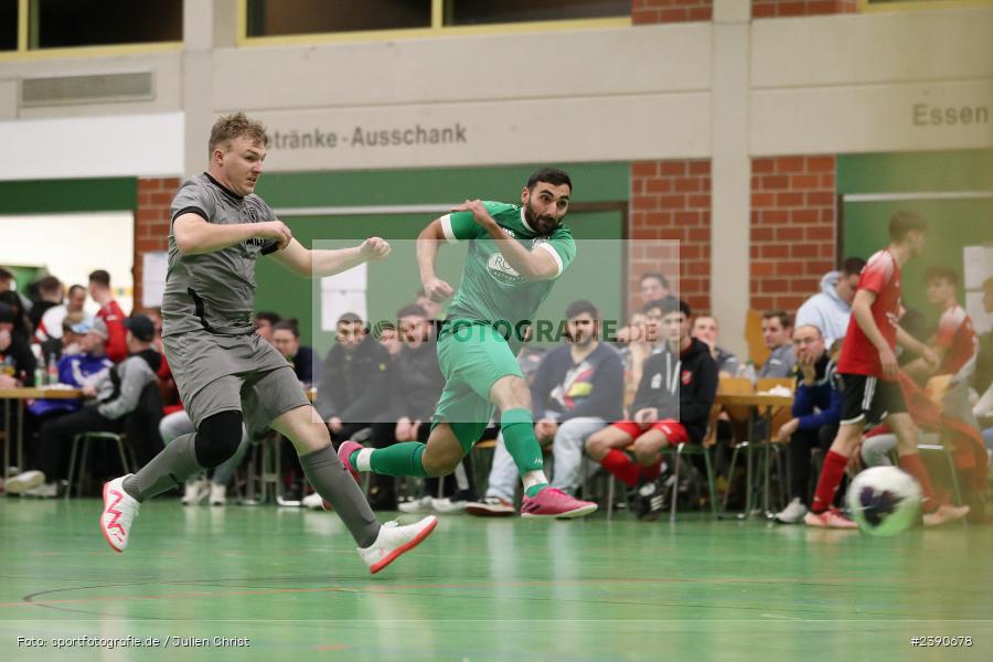 Dreifachturnhalle, Unterpleichfeld, 18.12.2023, BFV, Fussball, sport, action, Saison 2023/2024, Vorturnier Lotto Bayern Hallencup, Gruppe 4, Spielnummer 8, FV Karlstadt, TSV Mainbernheim - Bild-ID: 2390678 Dreifachturnhalle, Unterpleichfeld, 18.12.2023, BFV, Fussball, sport, action, Saison 2023/2024, Vorturnier Lotto Bayern Hallencup, Gruppe 4, Spielnummer 8, FV Karlstadt, TSV Mainbernheim - Bild-ID: 2390678