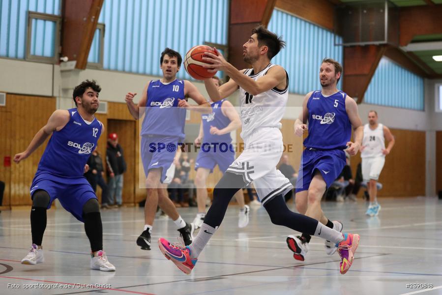 Dürrbachtalhalle, Würzburg, 23.12.2023, DBB, Basketball, sport, action, Saison 2023/2024, Bayernpokal Herren, TSV, SVO, TSV Karlstadt, SV Oberdürrbach - Bild-ID: 2390818