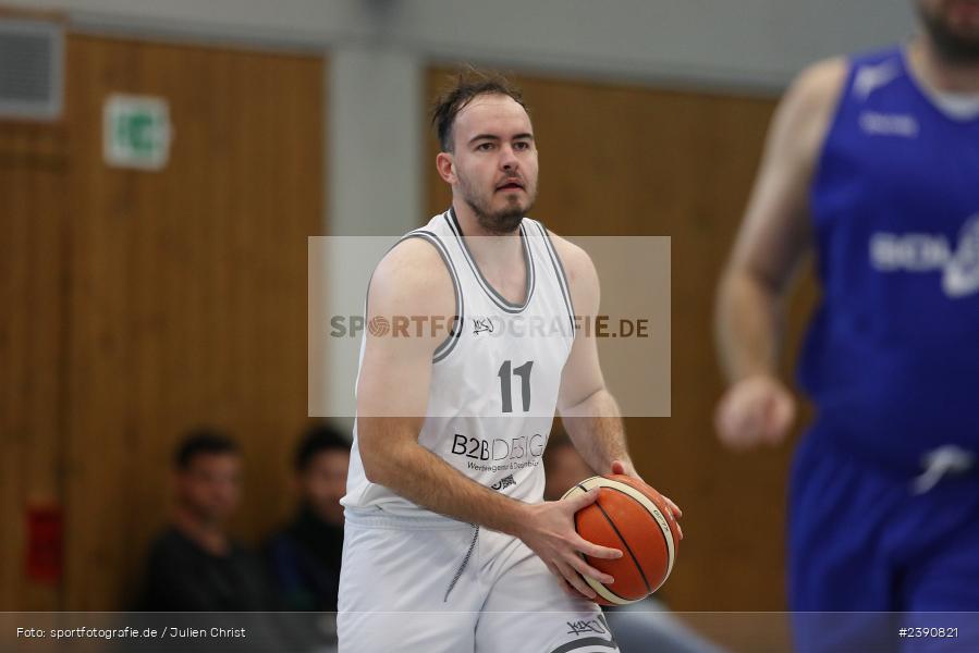 Dürrbachtalhalle, Würzburg, 23.12.2023, DBB, Basketball, sport, action, Saison 2023/2024, Bayernpokal Herren, TSV, SVO, TSV Karlstadt, SV Oberdürrbach - Bild-ID: 2390821
