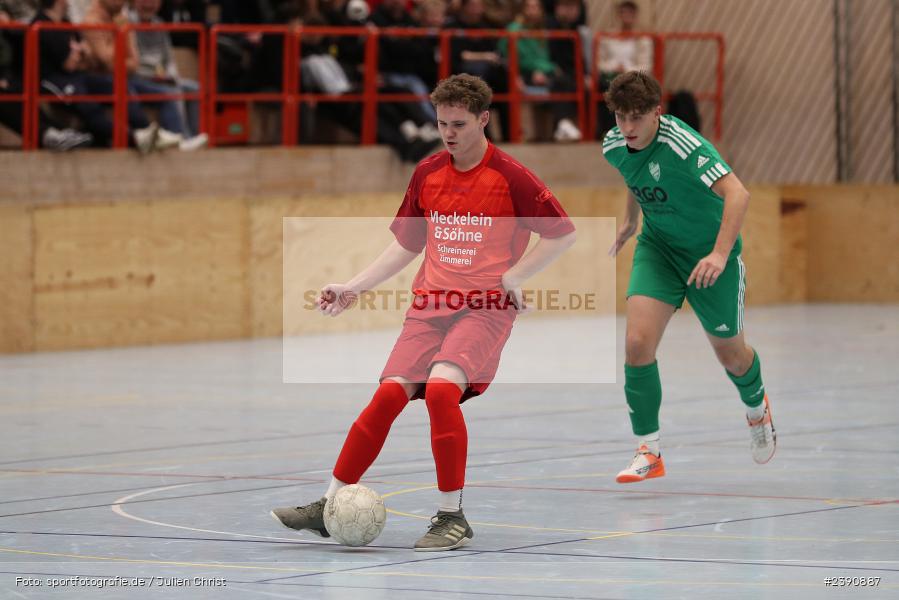 Dreifachsporthalle, Rimpar, 29.12.2023, BFV, Fussball, sport, action, Saison 2023/2024, Concept Clean Cup 2023 - Bild-ID: 2390887