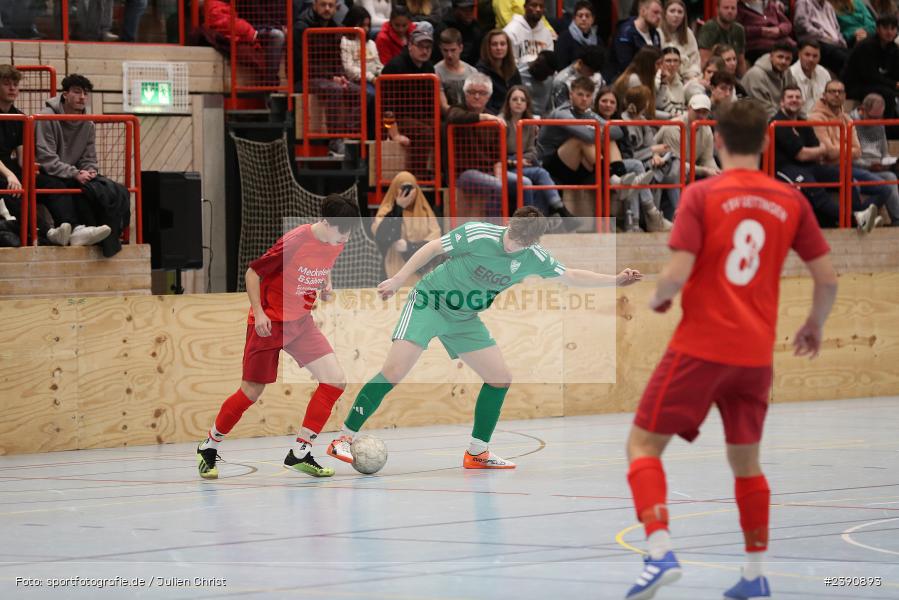 Dreifachsporthalle, Rimpar, 29.12.2023, BFV, Fussball, sport, action, Saison 2023/2024, Concept Clean Cup 2023 - Bild-ID: 2390893
