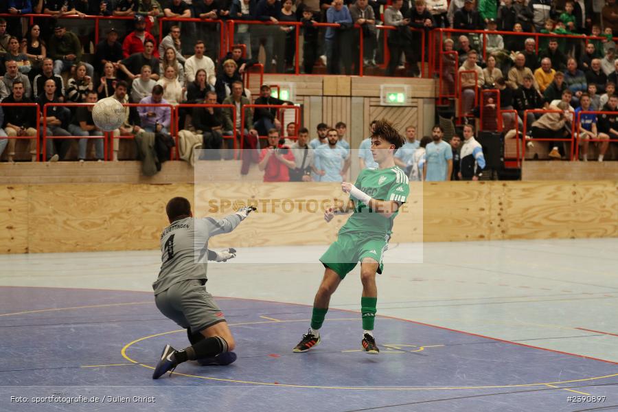 Dreifachsporthalle, Rimpar, 29.12.2023, BFV, Fussball, sport, action, Saison 2023/2024, Concept Clean Cup 2023 - Bild-ID: 2390897