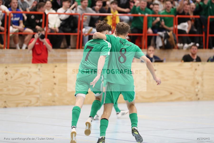 Dreifachsporthalle, Rimpar, 29.12.2023, BFV, Fussball, sport, action, Saison 2023/2024, Concept Clean Cup 2023 - Bild-ID: 2390913