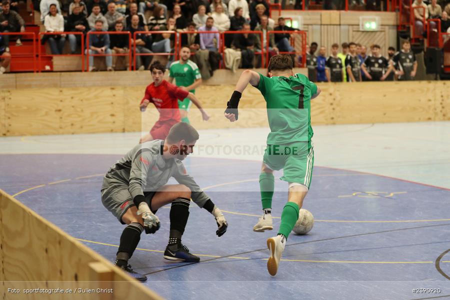 Dreifachsporthalle, Rimpar, 29.12.2023, BFV, Fussball, sport, action, Saison 2023/2024, Concept Clean Cup 2023 - Bild-ID: 2390920