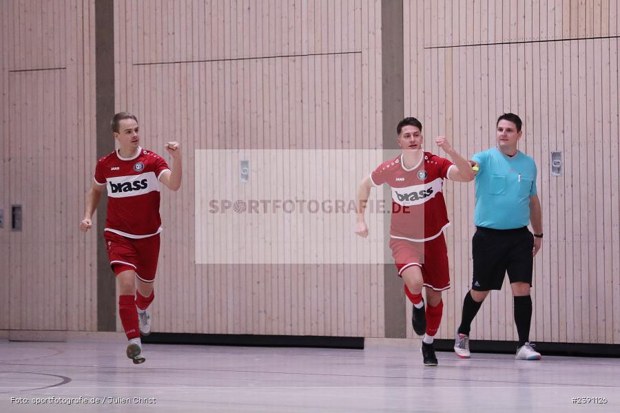 Markus Fischer, Sinngrundhalle, Burgsinn, 31.12.2023, BFV, Fussball, sport, action, Saison 2023/2024, 26. Mode Welzenbach Midnight-Event - Bild-ID: 2391126 Markus Fischer, Sinngrundhalle, Burgsinn, 31.12.2023, BFV, Fussball, sport, action, Saison 2023/2024, 26. Mode Welzenbach Midnight-Event - Bild-ID: 2391126