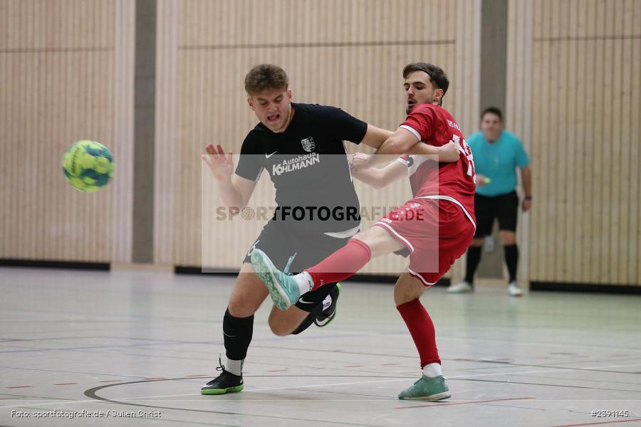Sinngrundhalle, Burgsinn, 31.12.2023, BFV, Fussball, sport, action, Saison 2023/2024, 26. Mode Welzenbach Midnight-Event - Bild-ID: 2391145 Sinngrundhalle, Burgsinn, 31.12.2023, BFV, Fussball, sport, action, Saison 2023/2024, 26. Mode Welzenbach Midnight-Event - Bild-ID: 2391145