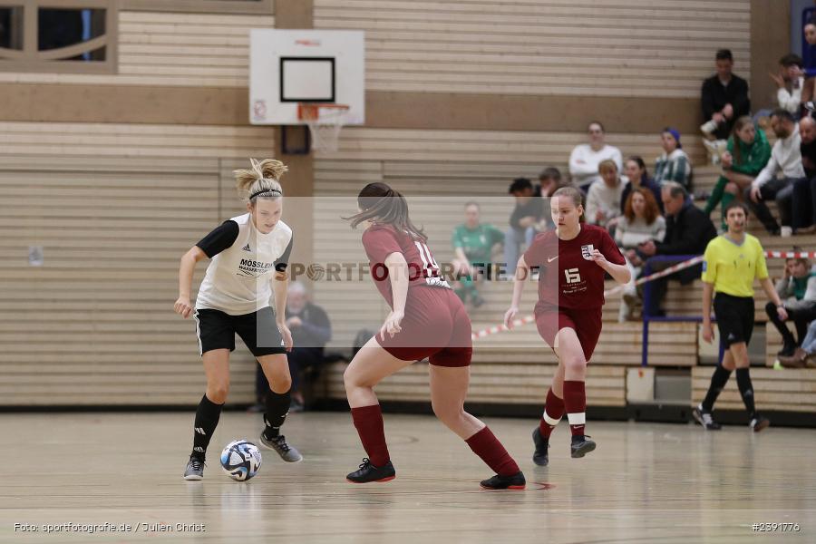 Spessarttorhalle, Lohr am Main, 14.01.2024, sport, action, BFV, Fussball, Januar 2024, Bayerische Hallenmeisterschaft der Frauen - Bild-ID: 2391776 Spessarttorhalle, Lohr am Main, 14.01.2024, sport, action, BFV, Fussball, Januar 2024, Bayerische Hallenmeisterschaft der Frauen - Bild-ID: 2391776