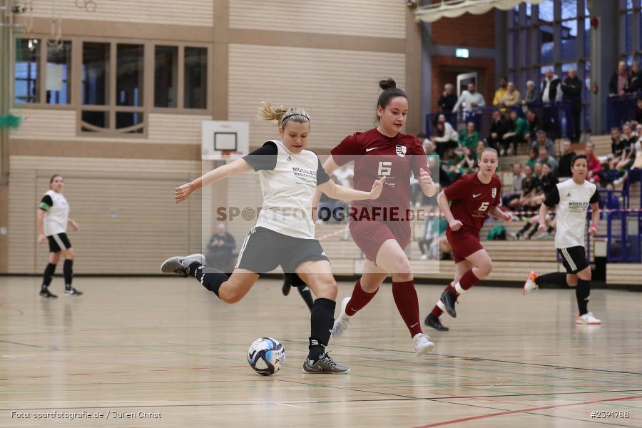 Spessarttorhalle, Lohr am Main, 14.01.2024, sport, action, BFV, Fussball, Januar 2024, Bayerische Hallenmeisterschaft der Frauen - Bild-ID: 2391788