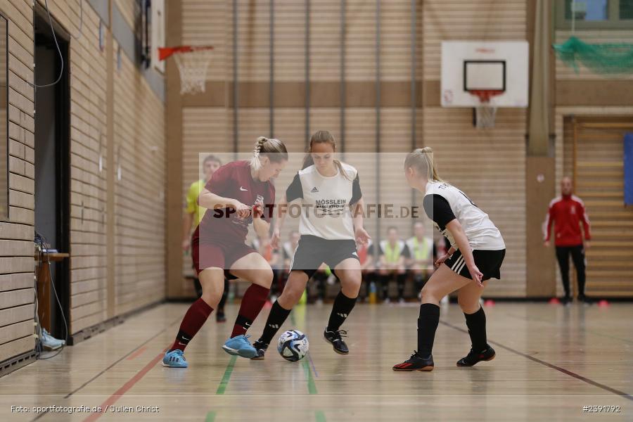 Spessarttorhalle, Lohr am Main, 14.01.2024, sport, action, BFV, Fussball, Januar 2024, Bayerische Hallenmeisterschaft der Frauen - Bild-ID: 2391792