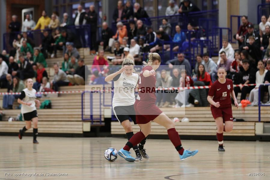 Spessarttorhalle, Lohr am Main, 14.01.2024, sport, action, BFV, Fussball, Januar 2024, Bayerische Hallenmeisterschaft der Frauen - Bild-ID: 2391795