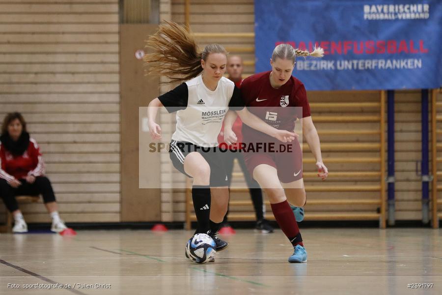 Spessarttorhalle, Lohr am Main, 14.01.2024, sport, action, BFV, Fussball, Januar 2024, Bayerische Hallenmeisterschaft der Frauen - Bild-ID: 2391797