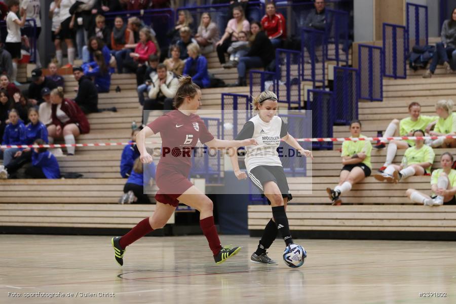 Spessarttorhalle, Lohr am Main, 14.01.2024, sport, action, BFV, Fussball, Januar 2024, Bayerische Hallenmeisterschaft der Frauen - Bild-ID: 2391802