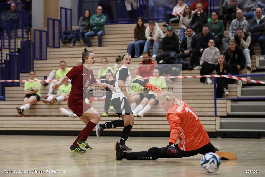 Spessarttorhalle, Lohr am Main, 14.01.2024, sport, action, BFV, Fussball, Januar 2024, Bayerische Hallenmeisterschaft der Frauen - Bild-ID: 2391804