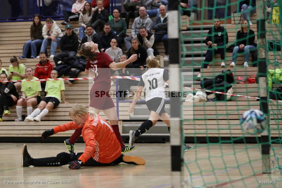 Spessarttorhalle, Lohr am Main, 14.01.2024, sport, action, BFV, Fussball, Januar 2024, Bayerische Hallenmeisterschaft der Frauen - Bild-ID: 2391805