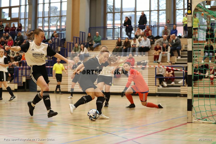 Spessarttorhalle, Lohr am Main, 14.01.2024, sport, action, BFV, Fussball, Januar 2024, Bayerische Hallenmeisterschaft der Frauen - Bild-ID: 2391822