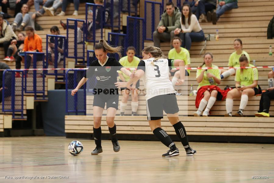 Spessarttorhalle, Lohr am Main, 14.01.2024, sport, action, BFV, Fussball, Januar 2024, Bayerische Hallenmeisterschaft der Frauen - Bild-ID: 2391826