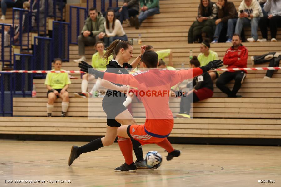 Spessarttorhalle, Lohr am Main, 14.01.2024, sport, action, BFV, Fussball, Januar 2024, Bayerische Hallenmeisterschaft der Frauen - Bild-ID: 2391829