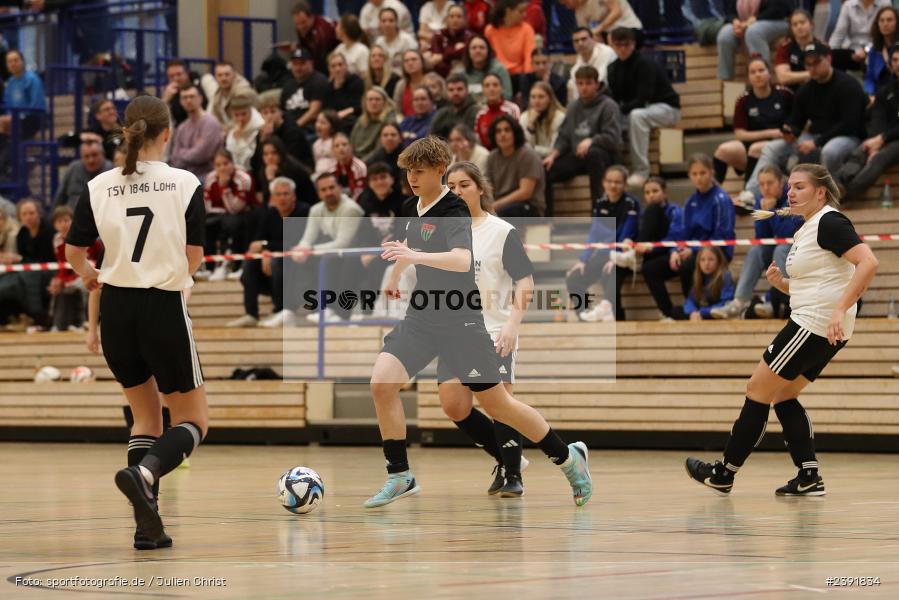 Spessarttorhalle, Lohr am Main, 14.01.2024, sport, action, BFV, Fussball, Januar 2024, Bayerische Hallenmeisterschaft der Frauen - Bild-ID: 2391834