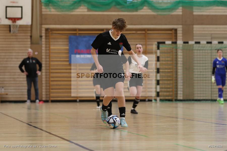 Spessarttorhalle, Lohr am Main, 14.01.2024, sport, action, BFV, Fussball, Januar 2024, Bayerische Hallenmeisterschaft der Frauen - Bild-ID: 2391836