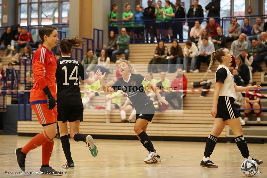 Spessarttorhalle, Lohr am Main, 14.01.2024, sport, action, BFV, Fussball, Januar 2024, Bayerische Hallenmeisterschaft der Frauen - Bild-ID: 2391848