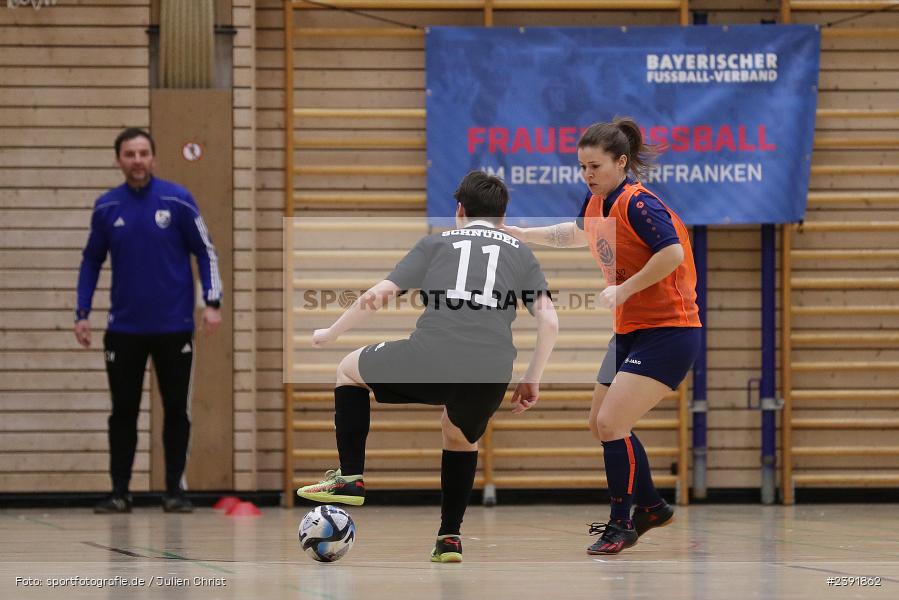 Spessarttorhalle, Lohr am Main, 14.01.2024, sport, action, BFV, Fussball, Januar 2024, Bayerische Hallenmeisterschaft der Frauen - Bild-ID: 2391862