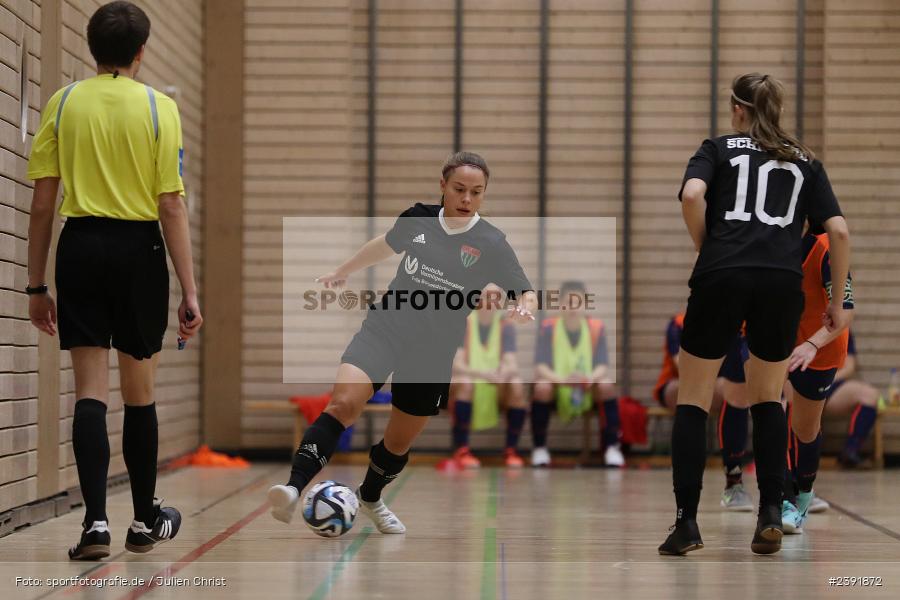 Spessarttorhalle, Lohr am Main, 14.01.2024, sport, action, BFV, Fussball, Januar 2024, Bayerische Hallenmeisterschaft der Frauen - Bild-ID: 2391872