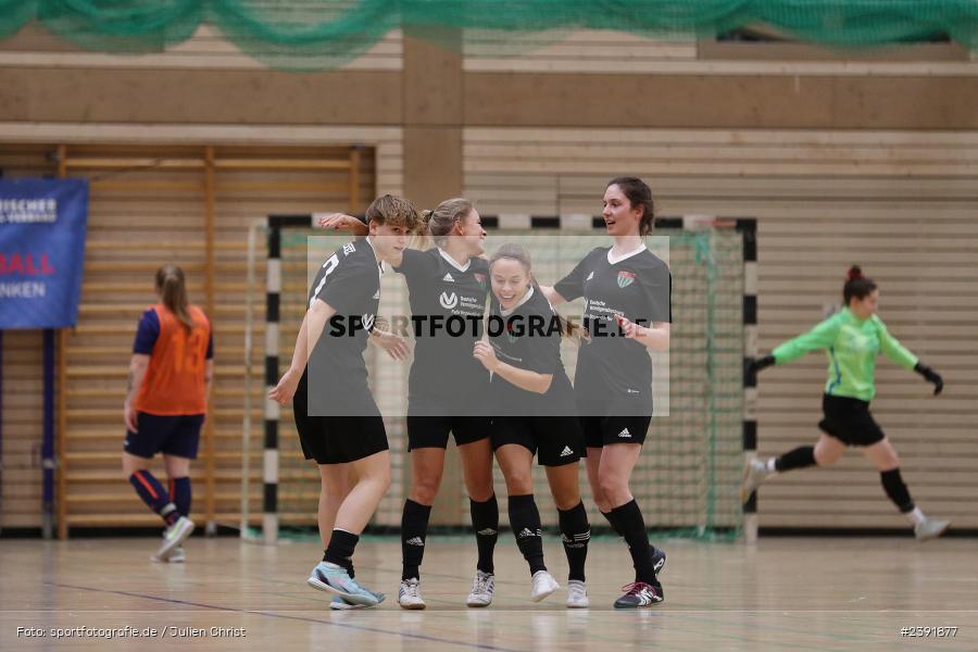 Spessarttorhalle, Lohr am Main, 14.01.2024, sport, action, BFV, Fussball, Januar 2024, Bayerische Hallenmeisterschaft der Frauen - Bild-ID: 2391877 Spessarttorhalle, Lohr am Main, 14.01.2024, sport, action, BFV, Fussball, Januar 2024, Bayerische Hallenmeisterschaft der Frauen - Bild-ID: 2391877
