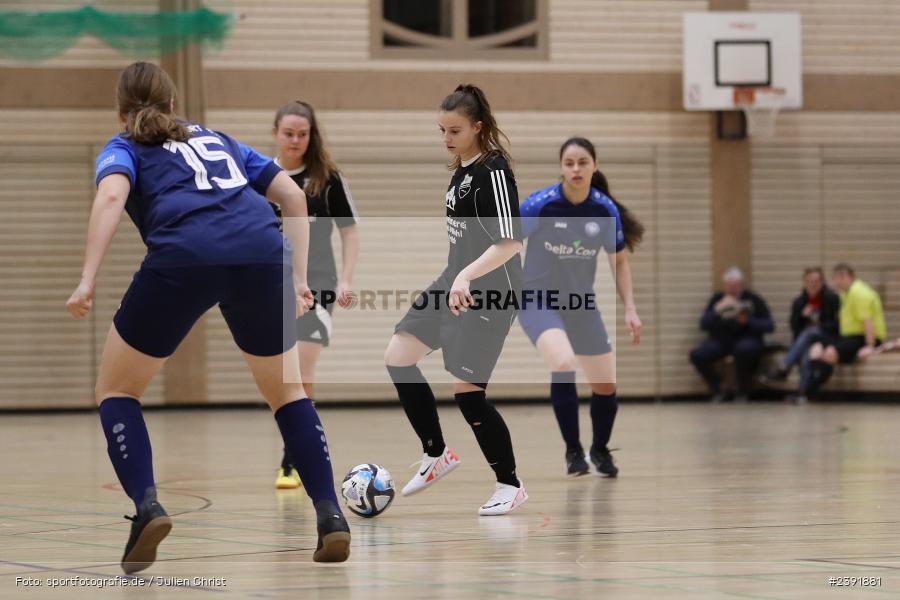 Spessarttorhalle, Lohr am Main, 14.01.2024, sport, action, BFV, Fussball, Januar 2024, Bayerische Hallenmeisterschaft der Frauen - Bild-ID: 2391881