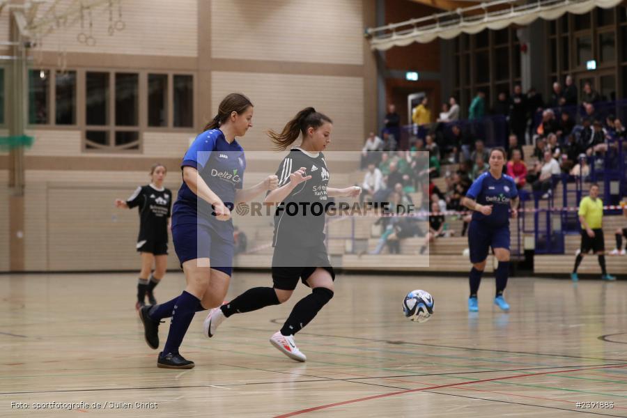 Spessarttorhalle, Lohr am Main, 14.01.2024, sport, action, BFV, Fussball, Januar 2024, Bayerische Hallenmeisterschaft der Frauen - Bild-ID: 2391883