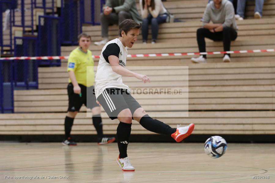 Spessarttorhalle, Lohr am Main, 14.01.2024, sport, action, BFV, Fussball, Januar 2024, Bayerische Hallenmeisterschaft der Frauen - Bild-ID: 2391948 Spessarttorhalle, Lohr am Main, 14.01.2024, sport, action, BFV, Fussball, Januar 2024, Bayerische Hallenmeisterschaft der Frauen - Bild-ID: 2391948